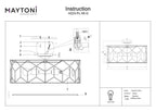 Lampa sufitowa Maytoni Messina IP20 5xE27 H223-PL-05-G | Złoto