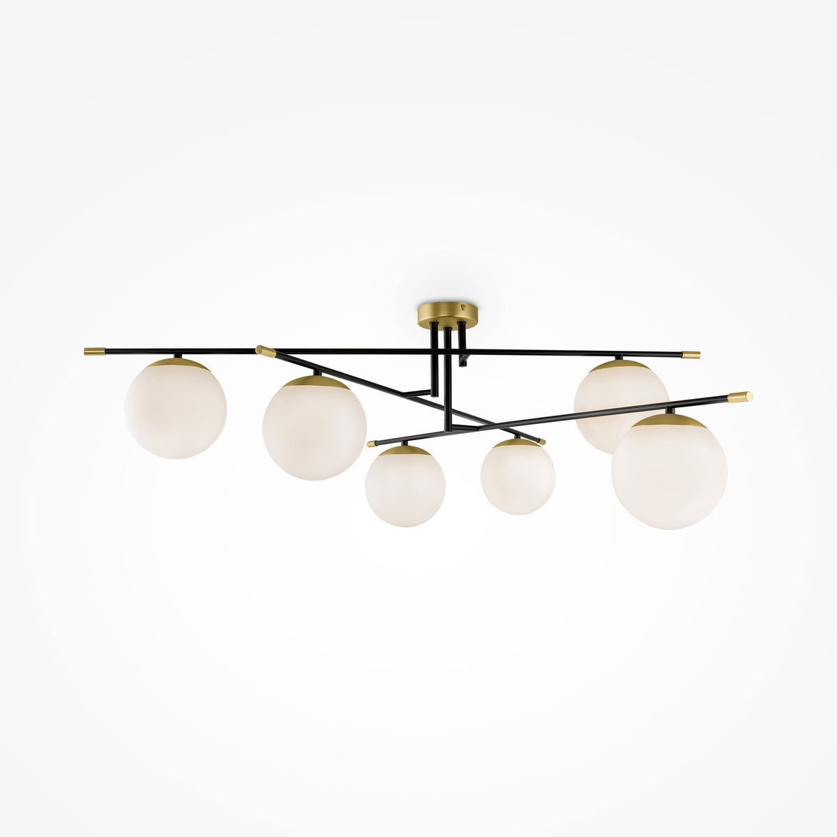 Lampa sufitowa Maytoni Nostalgia IP20 6xE14 MOD048CL-06G | Czarno-złoty