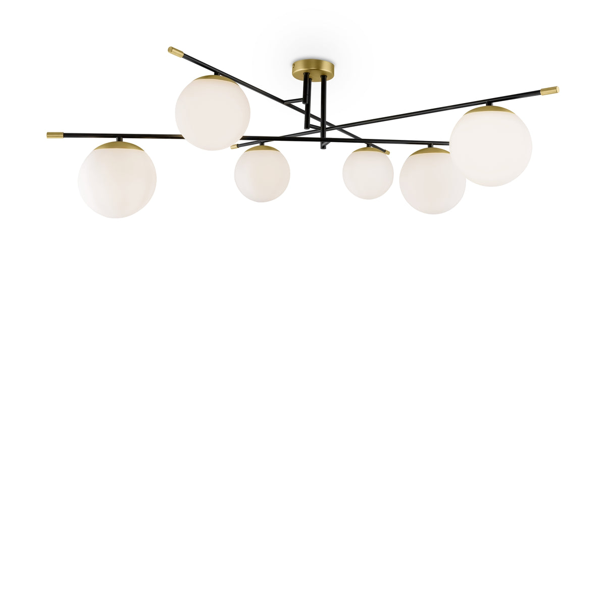 Lampa sufitowa Maytoni Nostalgia IP20 6xE14 MOD048CL-06G | Czarno-złoty