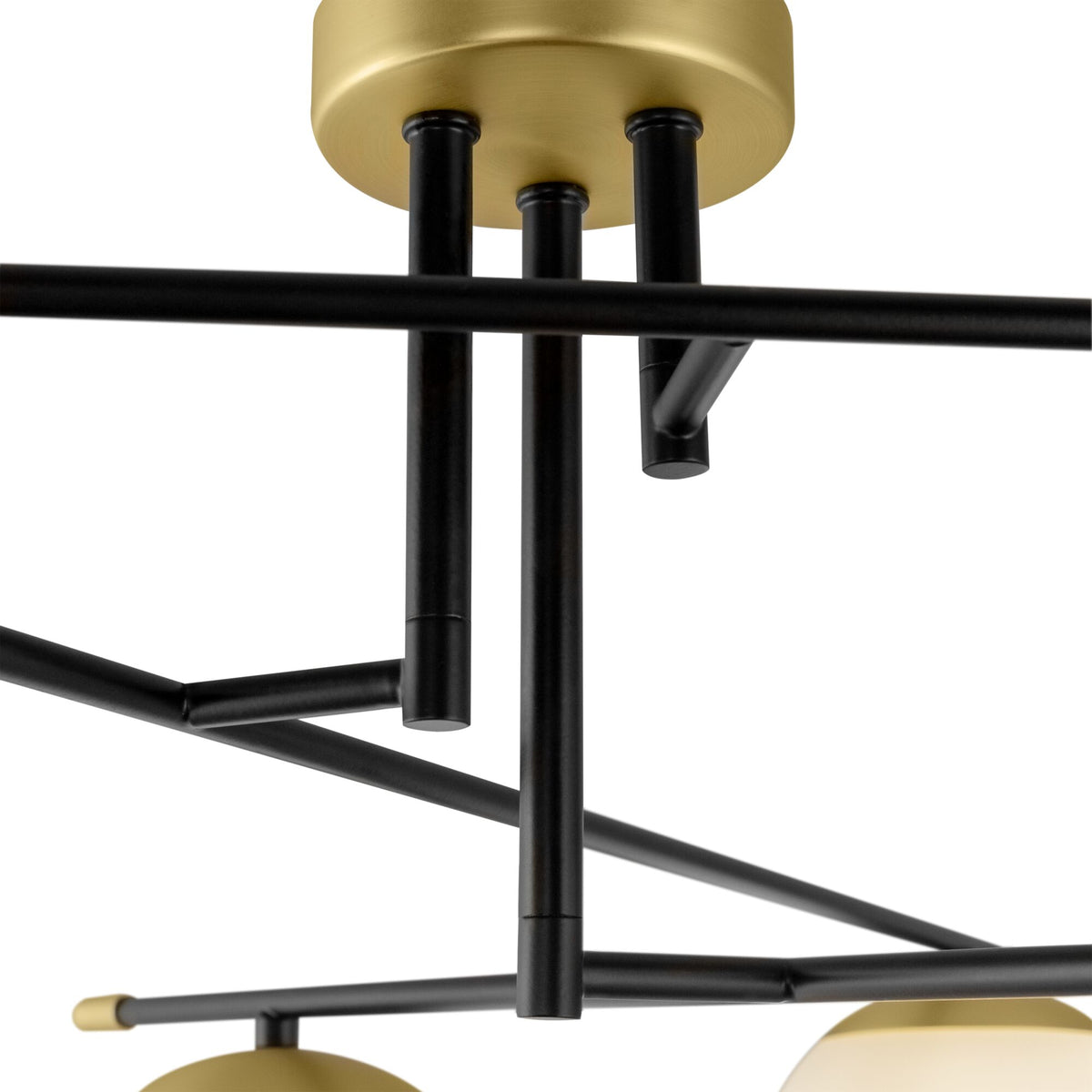 Lampa sufitowa Maytoni Nostalgia IP20 6xE14 MOD048CL-06G | Czarno-złoty