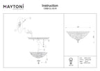 Lampa sufitowa Maytoni Pascal IP20 3xE27 C908-CL-03-R | Brązowy