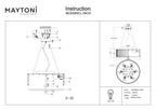 Lampa sufitowa Maytoni Recinto IP20 6xE27 MOD080CL-06CH | Chrom