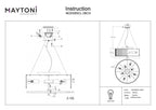 Lampa sufitowa Maytoni Recinto IP20 8xE27 MOD080CL-08CH | Chrom