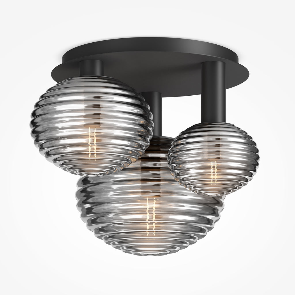 Lampa sufitowa Maytoni Reels IP20 3xE14 MOD268CL-03B | Czarny