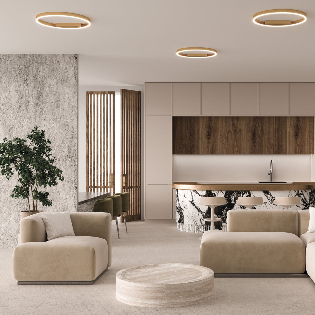 Lampa sufitowa Maytoni Rim IP20 x MOD058CL-L35BSK | Mosiądz