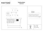 Lampa sufitowa Maytoni Venera IP20 5xE27 H260-05-N | Mosiądz