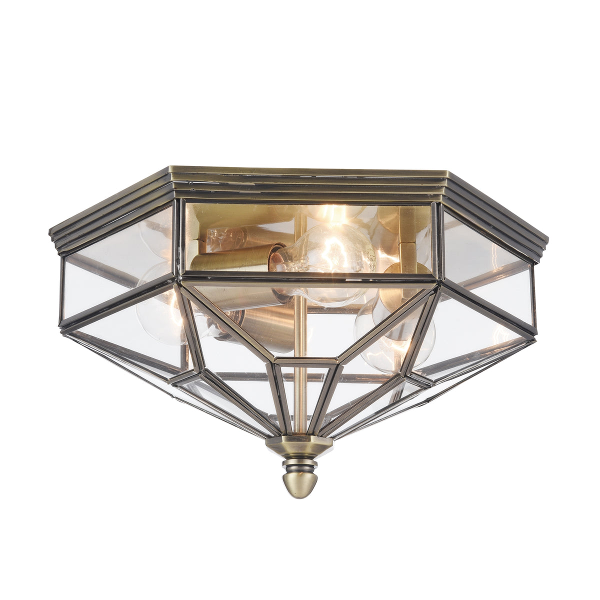Lampa sufitowa Maytoni Zeil IP20 3xE27 H356-CL-03-BZ | Brązowy