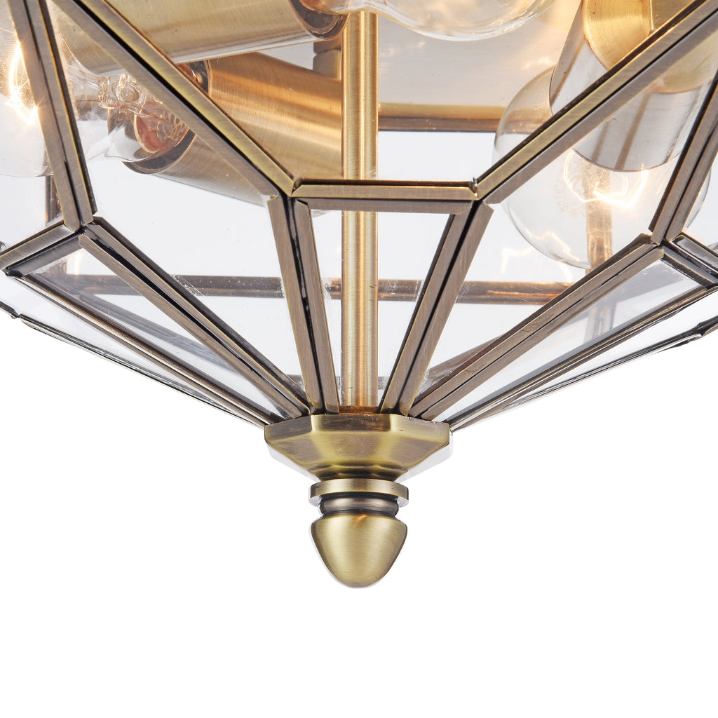 Lampa sufitowa Maytoni Zeil IP20 3xE27 H356-CL-03-BZ | Brązowy