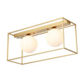 Lampa sufitowa Mediamo dł. 46,4cm 2xG9 | złoty