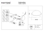 Lampa sufitowa Outdoor Mon IP65 x O438CL-L12GF3K | Grafit