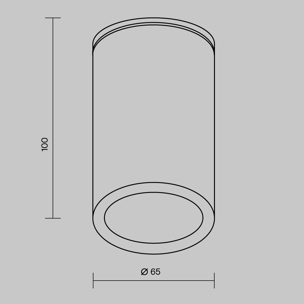 Lampa sufitowa Outdoor Roll IP54 1xGU10 O307CL-01B | Czarny
