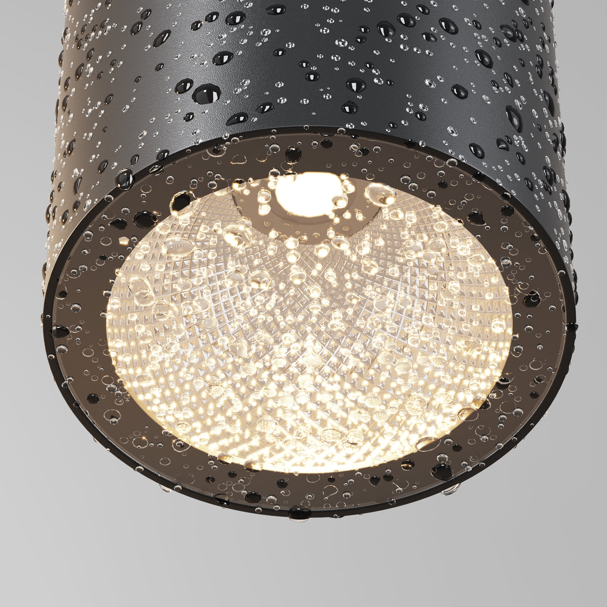 Lampa sufitowa Outdoor Roll IP54 1xGU10 O307CL-01B | Czarny