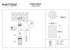 Lampa sufitowa Outdoor Roll IP54 1xGU10 O307CL-01B | Czarny