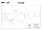 Lampa sufitowa Outdoor Zon IP IP65 x O431CL-L30B3K | Czarny