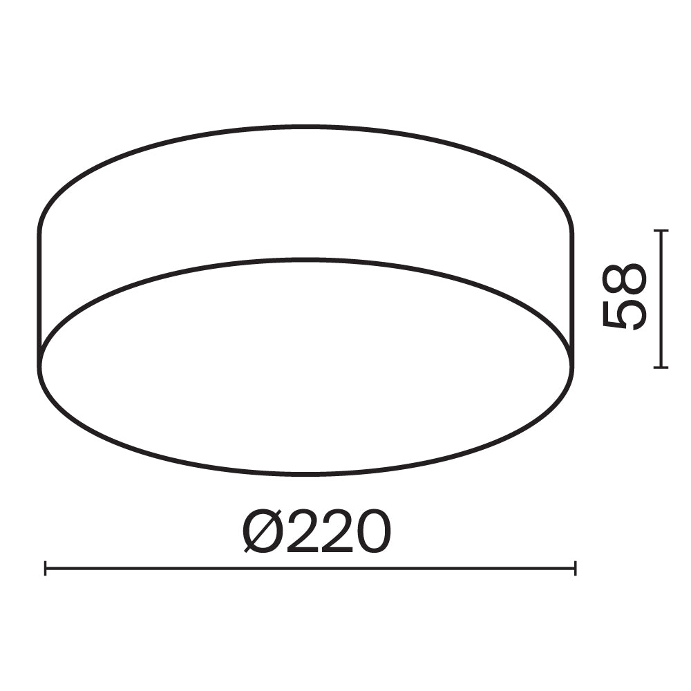 Lampa sufitowa Outdoor Zon IP IP65 x O431CL-L30W3K | Biały