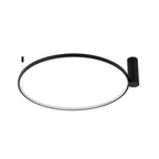 Lampa sufitowa RING S 60cm LED 35W zmienna barwa światła CCT | czarny