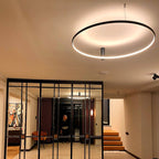 Lampa sufitowa RING S 60cm LED 35W zmienna barwa światła CCT | czarny