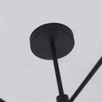 Lampa sufitowa Snow 6, czarna, 6x50W GU10