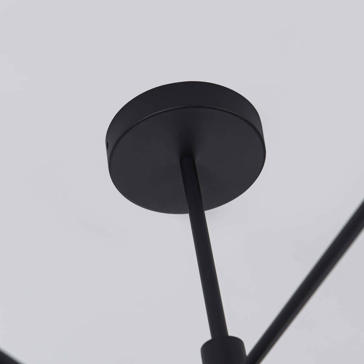 Lampa sufitowa Snow 6, czarna, 6x50W GU10