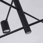 Lampa sufitowa Snow 6, czarna, 6x50W GU10