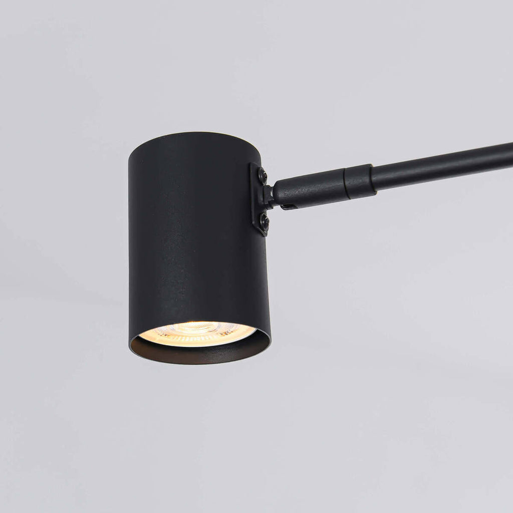 Lampa sufitowa Snow 6, czarna, 6x50W GU10