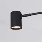 Lampa sufitowa Snow 6, czarna, 6x50W GU10