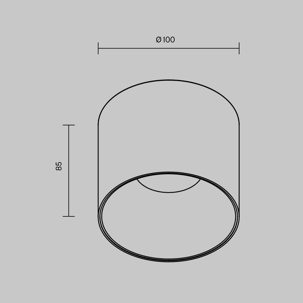 Lampa sufitowa Technical Alfa LED IP20 x C064CL-01-15W3K-RD-WB | Biały