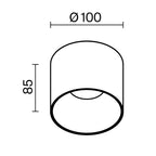 Lampa sufitowa Technical Alfa LED IP20 x C064CL-01-15W3K-RD-WB | Biały