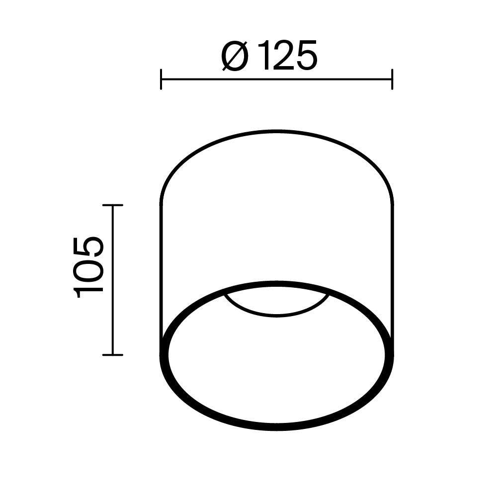 Lampa sufitowa Technical Alfa LED IP20 x C064CL-01-25W3K-D-RD-WB | Biały