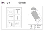 Lampa sufitowa Technical Artisan IP20 1xGU10 C082CL-01-GU10-B | Czarny
