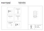 Lampa sufitowa Technical Calipso IP20 1xGU10 C106CL-01-GU10-B | Czarny