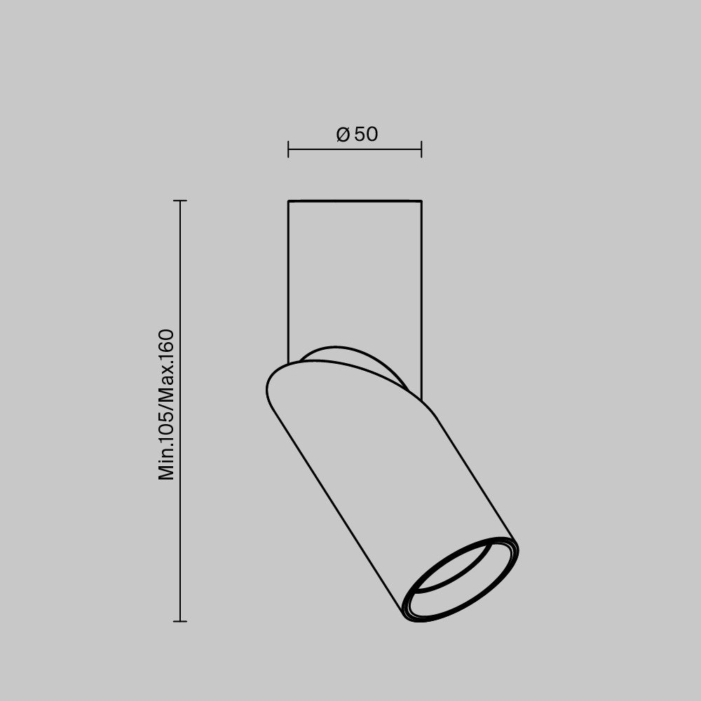 Lampa sufitowa Technical Dafne IP20 x C027CL-L10W | Biały