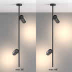 Lampa sufitowa Technical Elti IP20 2xGU10 C021CL-02B | Czarny