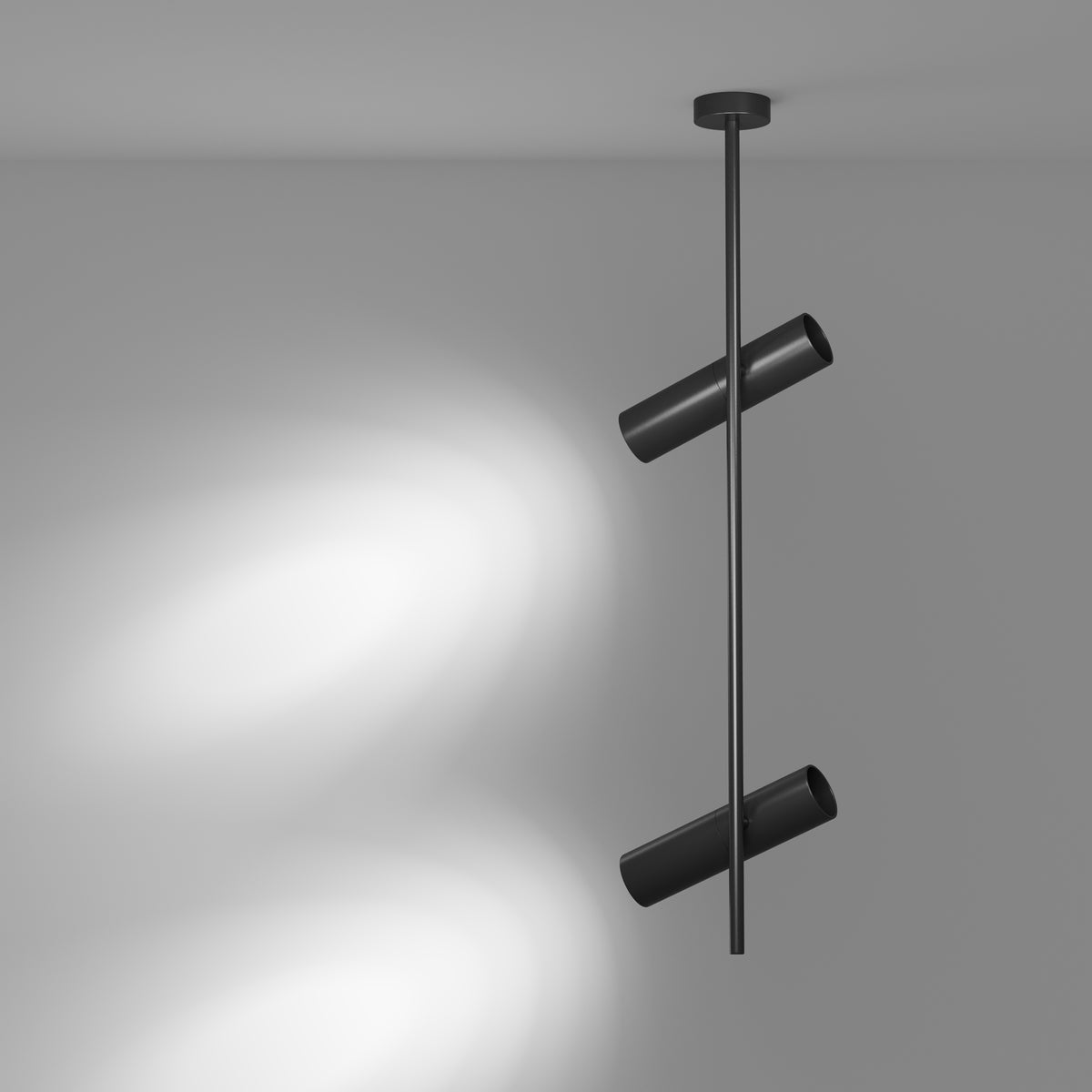 Lampa sufitowa Technical Elti IP20 2xGU10 C021CL-02B | Czarny