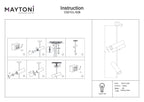 Lampa sufitowa Technical Elti IP20 2xGU10 C021CL-02B | Czarny