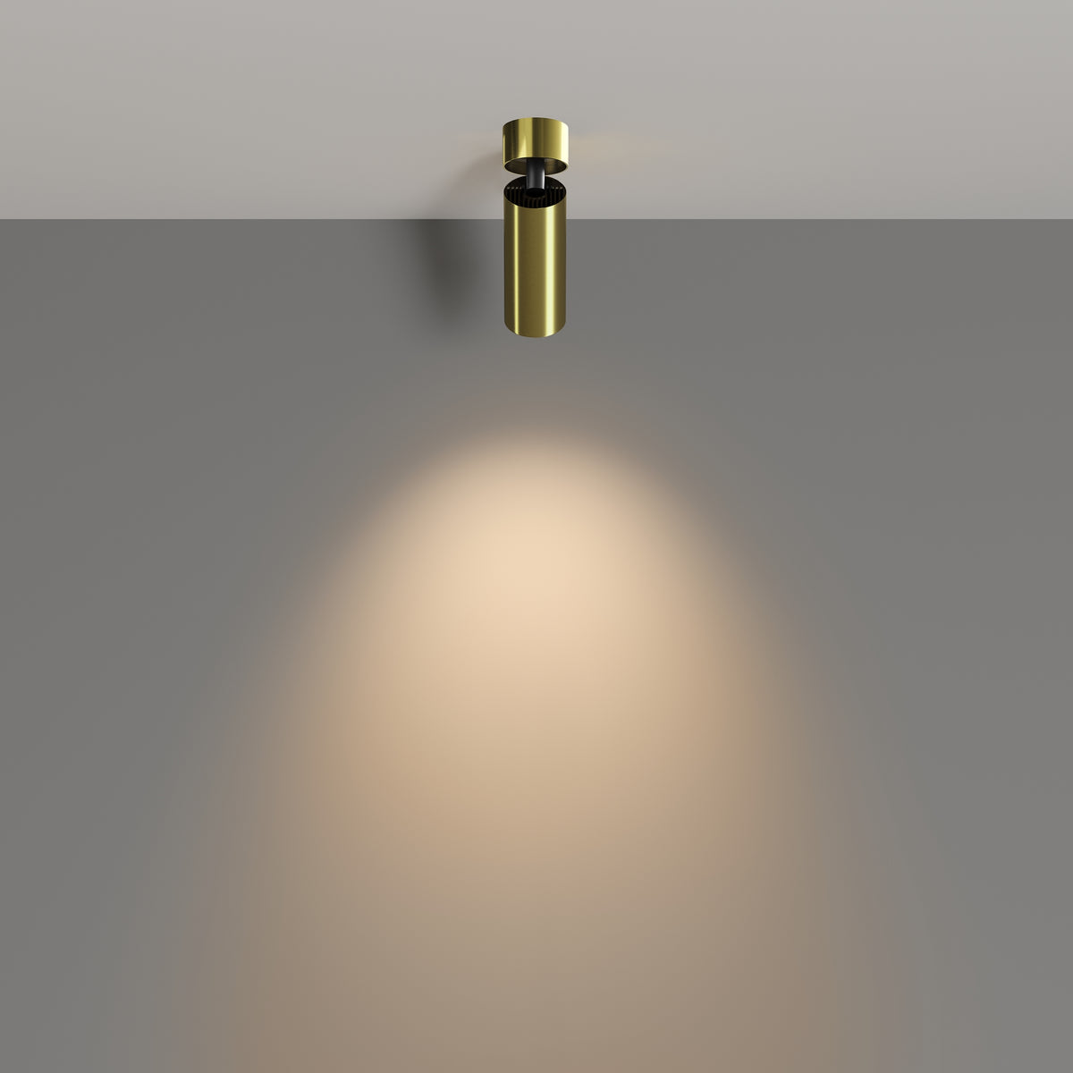 Lampa sufitowa Technical FOCUS LED IP20 x C055CL-L12W3K-W-BS | Mosiądz