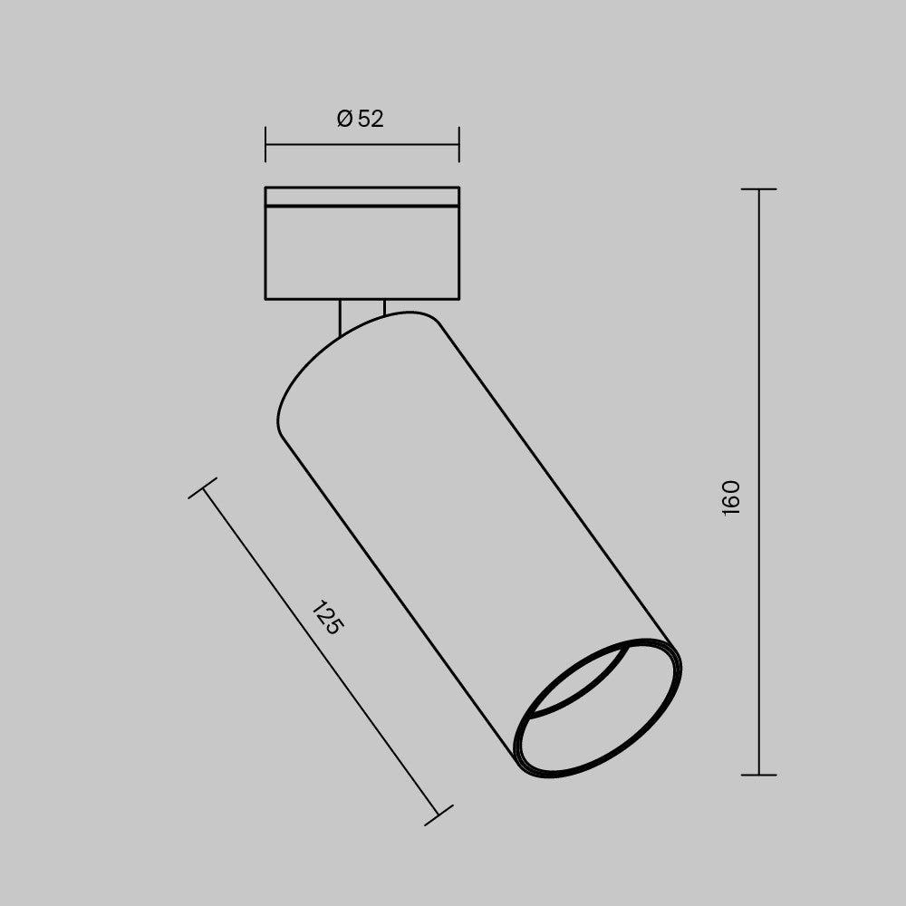 Lampa sufitowa Technical FOCUS LED IP20 x C055CL-L12W3K-W-D-W | Biały