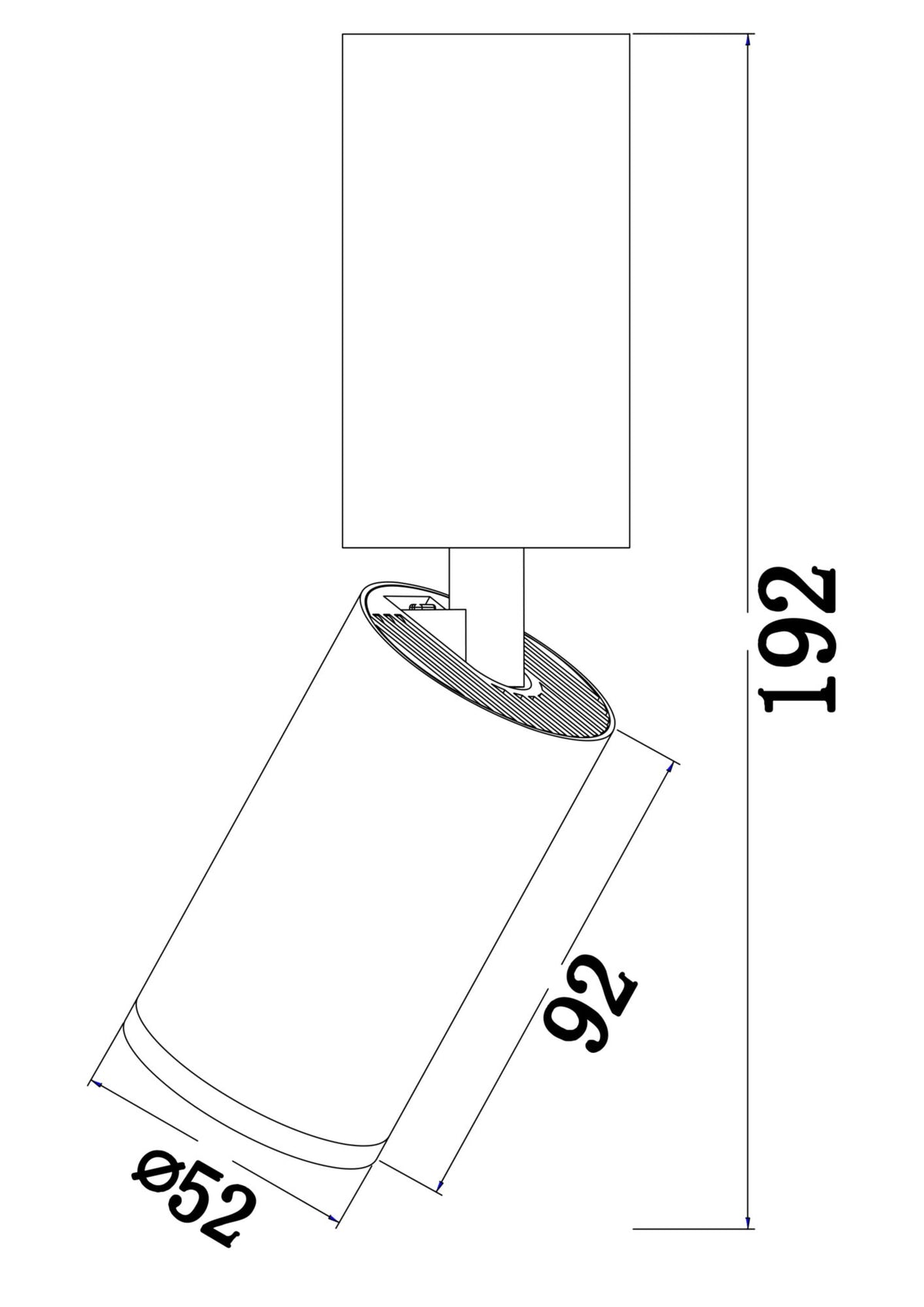 Lampa sufitowa Technical FOCUS S IP20 1xGU10 C051CL-01W | Biały
