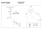 Lampa sufitowa Technical Focus Design IP20 1xGU10 C034CL-01W | Biały