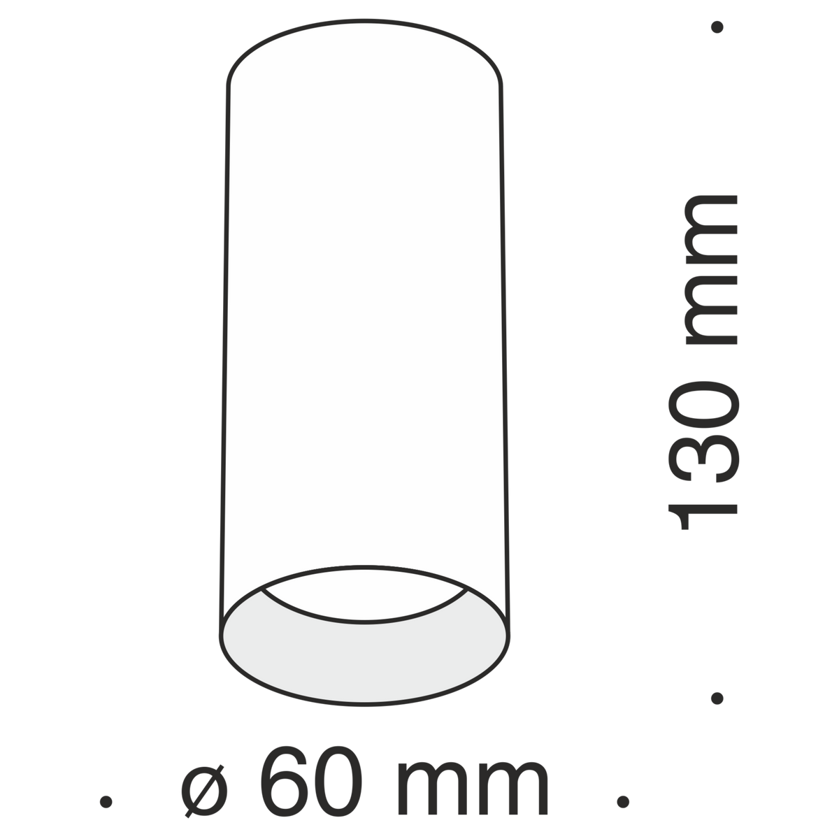 Lampa sufitowa Technical Focus IP20 1xGU10 C010CL-01B | Czarny