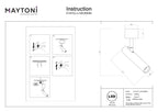 Lampa sufitowa Technical Focus T IP20 x C141CL-L125-6W3K-BBS | Czarny
