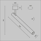Lampa sufitowa Technical Focus T IP20 x C141CL-L300-6W3K-B | Czarny