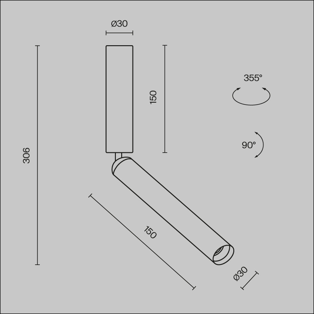Lampa sufitowa Technical Focus T IP20 x C142CL-6W3K-BS | Mosiądz