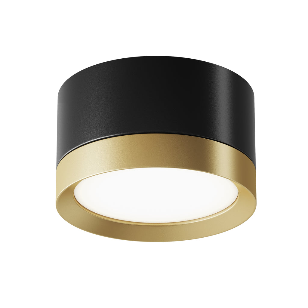Lampa sufitowa Technical Hoop IP20 1xGX53 C086CL-GX53-SRD-BG | Czarny ze złotem