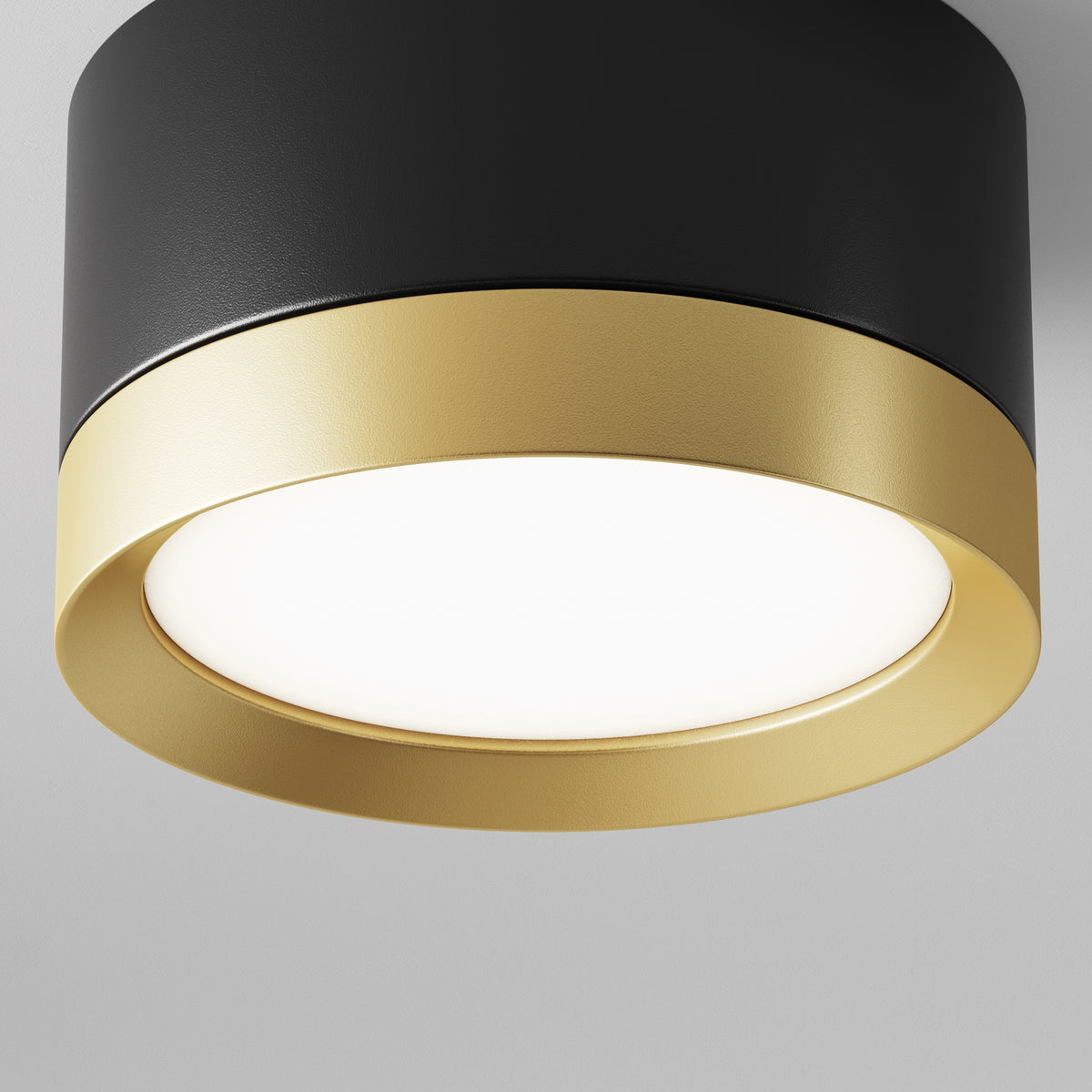 Lampa sufitowa Technical Hoop IP20 1xGX53 C086CL-GX53-SRD-BG | Czarny ze złotem