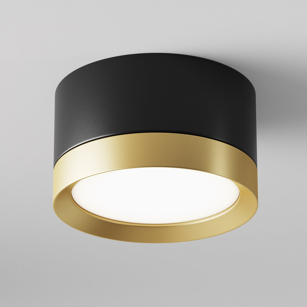 Lampa sufitowa Technical Hoop IP20 1xGX53 C086CL-GX53-SRD-BG | Czarny ze złotem