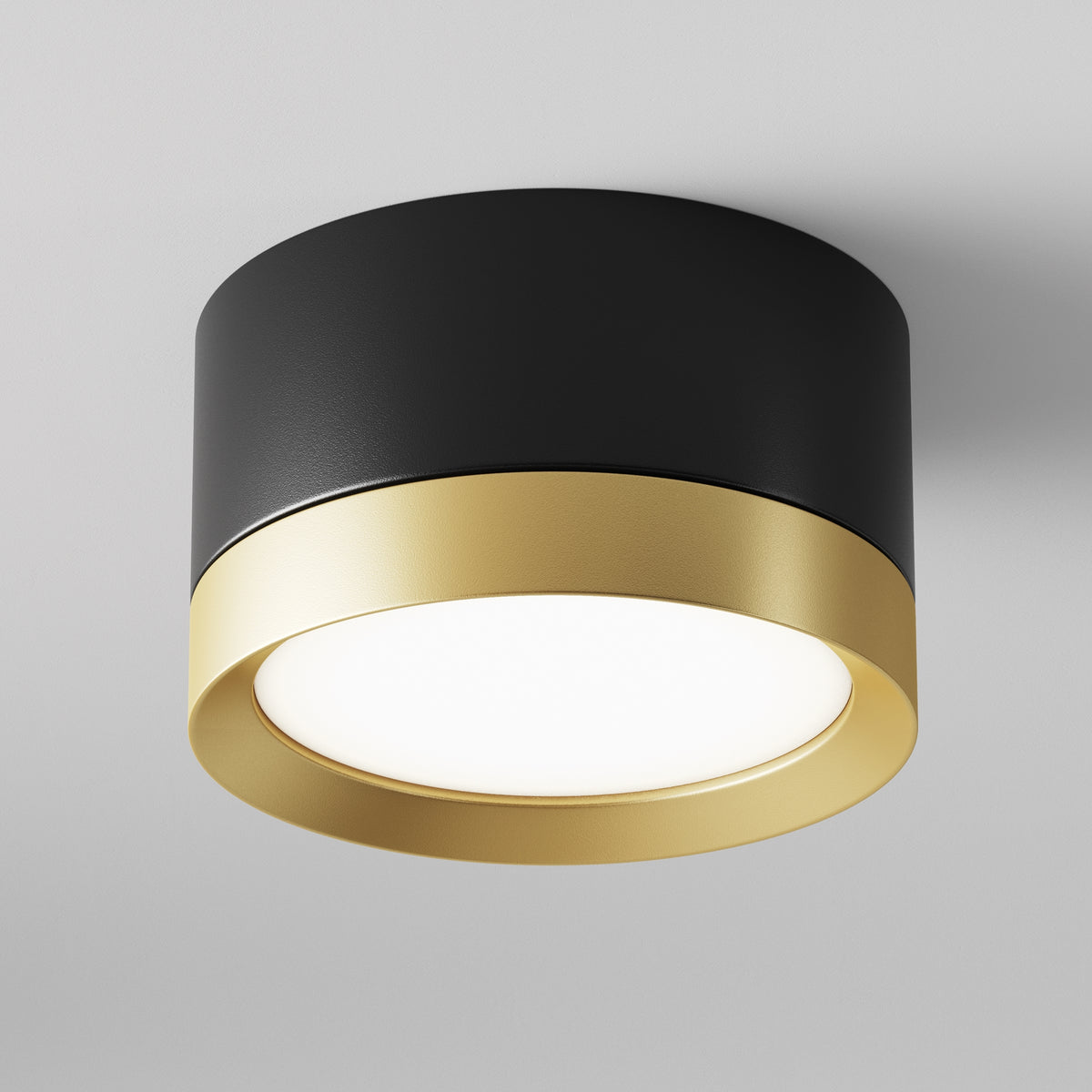Lampa sufitowa Technical Hoop IP20 1xGX53 C086CL-GX53-SRD-BG | Czarny ze złotem