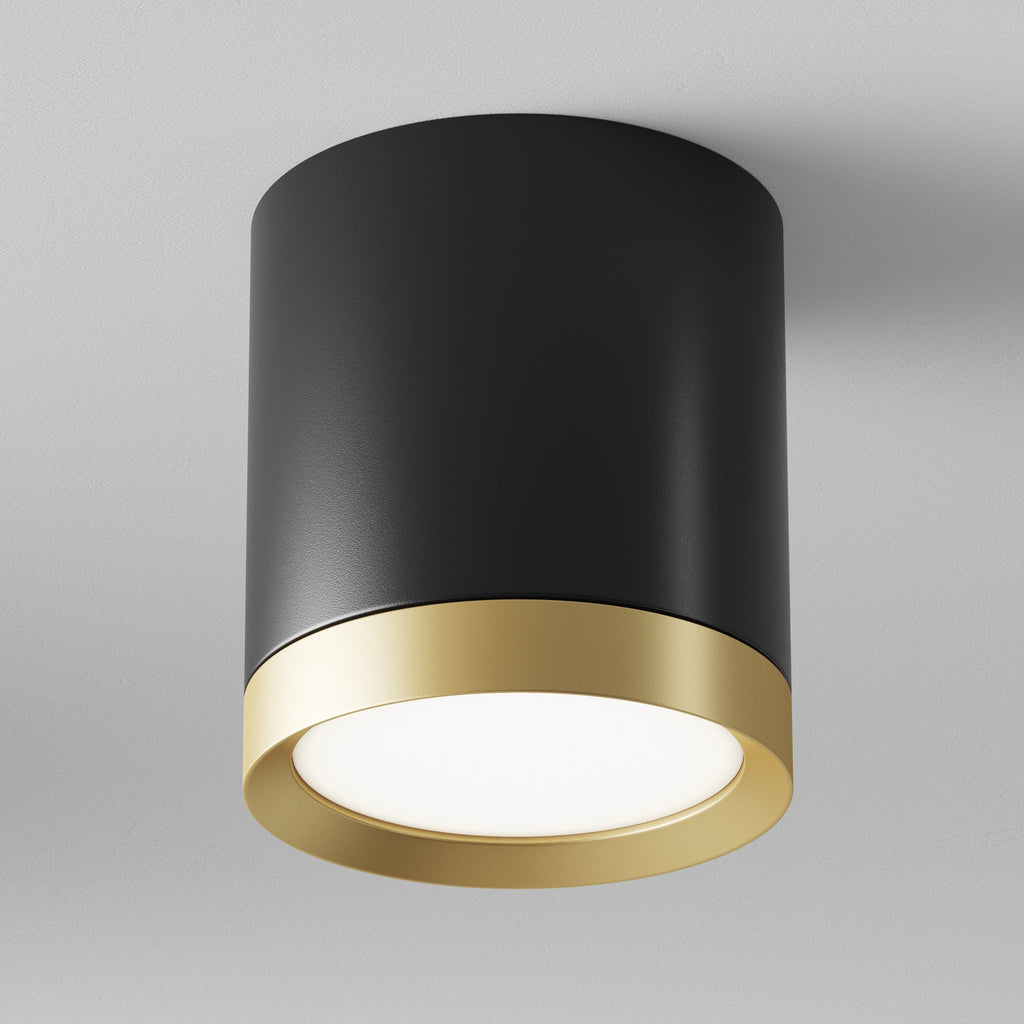 Lampa sufitowa Technical Hoop IP20 1xGX53 C086CM-GX53-MRD-BG | Czarny ze złotem