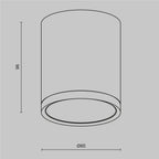 Lampa sufitowa Technical Hoop IP20 1xGX53 C086CM-GX53-MRD-W | Biały
