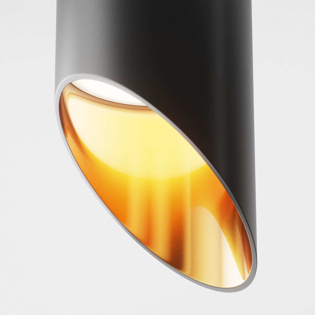 Lampa sufitowa Technical Lipari IP20 1xGU10 C044CL-01-15GU10-B | Czarny